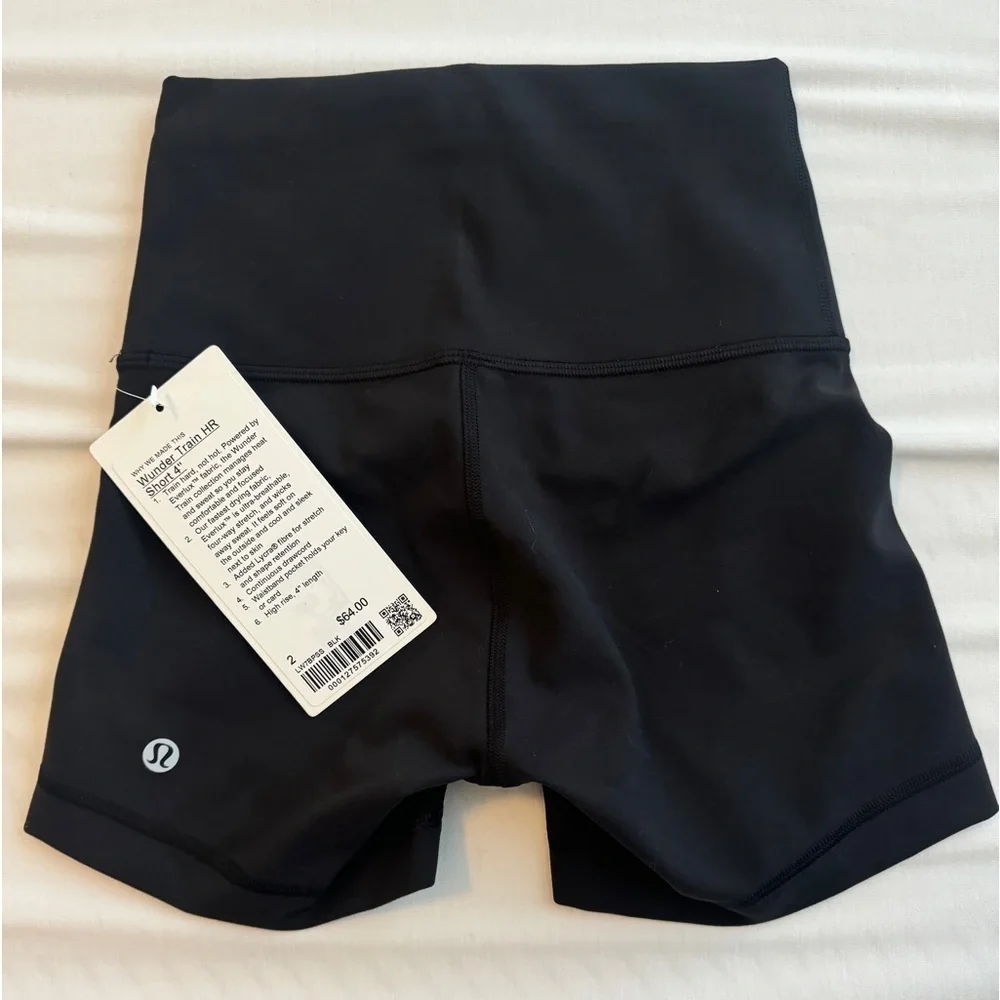 NWT Lululemon Wunder Train High-Rise Short 4